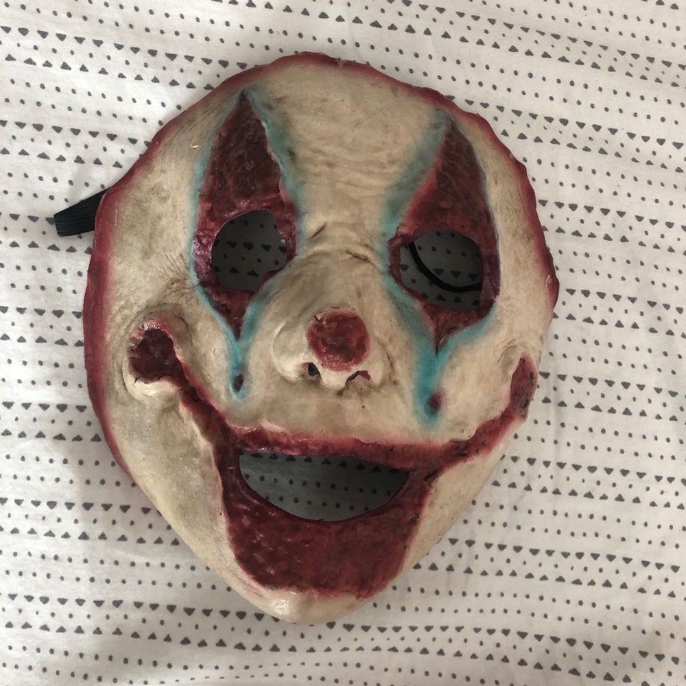 Spirit Halloween clown mask